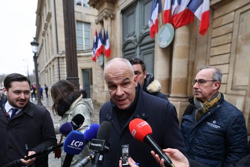 Le président de la FNSEA, Arnaud Rousseau, devant l’Assemblée nationale le 8 janvier 2026.