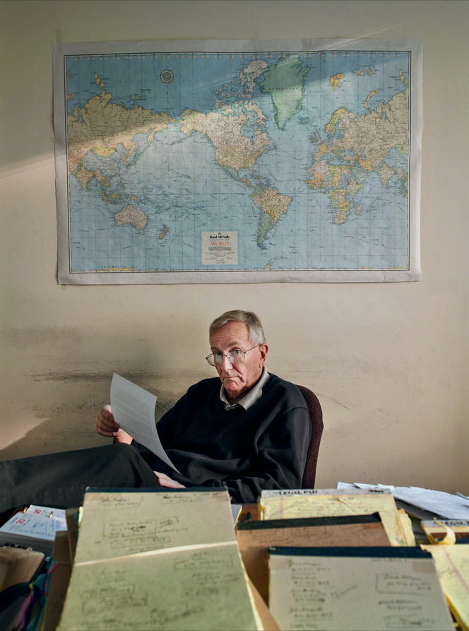 Seymour Hersh, dans le documentaire « Cover-Up. Un journaliste face au pouvoir », de Laura Poitras et Mark Obenhaus.