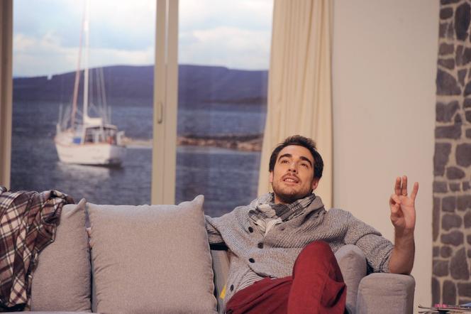 Arnaud Denis dans « La Pèlerine écossaise » au Théâtre Daunou, à Paris, le 25 septembre 2014. 