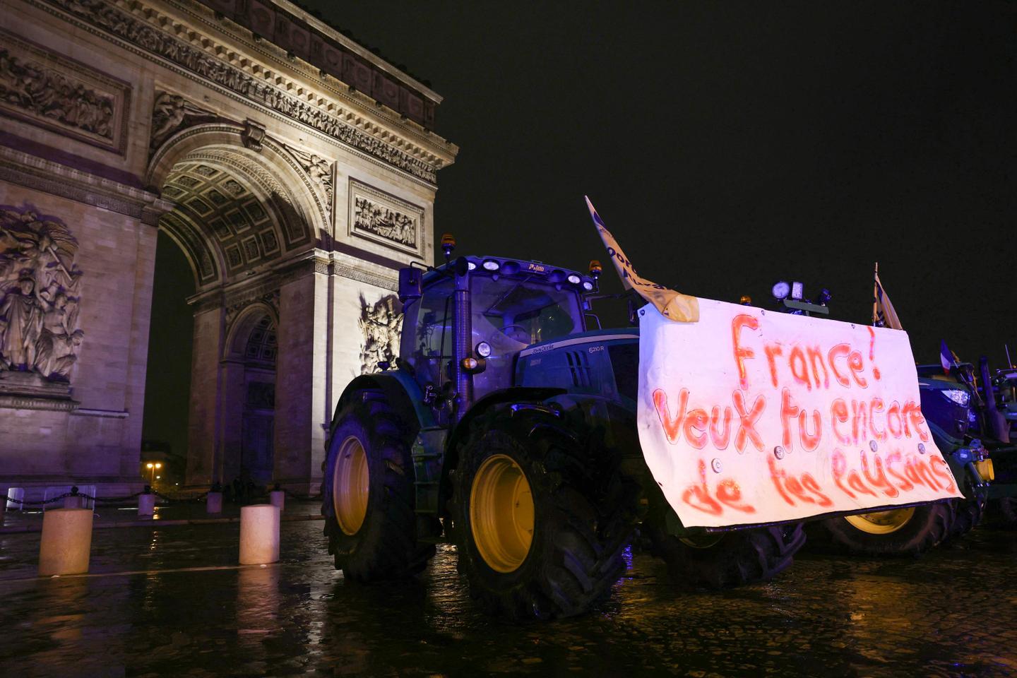Colère des agriculteurs : des tracteurs de la Coordination rurale sont entrés dans Paris