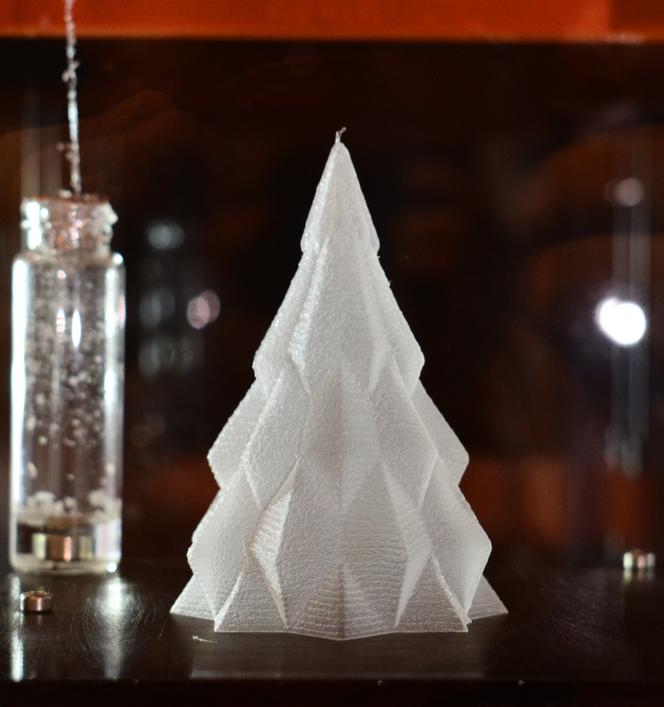 Un sapin de Noël glacé obtenu par un nouveau procédé d’impression 3D mis au point par une équipe de l’Institut de physique de l’université d’Amsterdam
