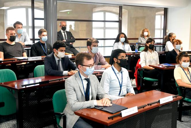 Jour de pré-rentrée à l’Institut national des études territoriales, à Strasbourg, le 8 juillet 2021.