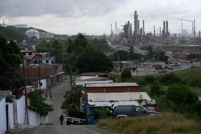La raffinerie de pétrole El Palito, à Puerto Cabello, au Venezuela, le 21 décembre 2025.