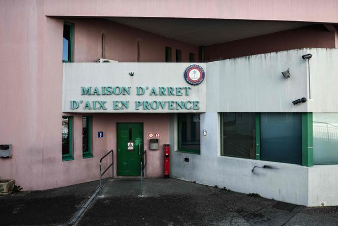 L’entrée du centre pénitentiaire d’Aix-Luynes, à Aix-en-Provence (Bouches-du-Rhône), le 9 janvier 2026.