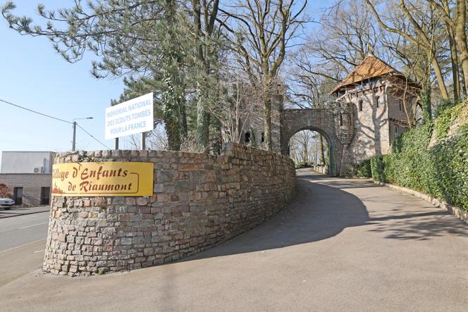 L’entrée du village d’enfants de Riaumont, à Liévin (Pas-de-Calais), le 7 mars 2025.