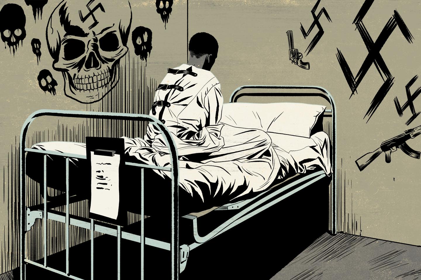 portrait clinique d’un « chasseur de nazis » paranoïaque devenu apprenti tueur de masse