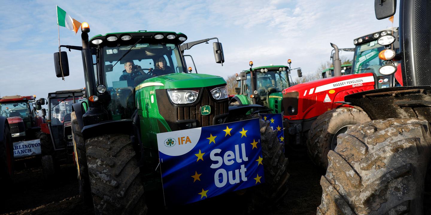 En Irlande, des milliers d’agriculteurs manifestent contre l’accord UE-Mercosur