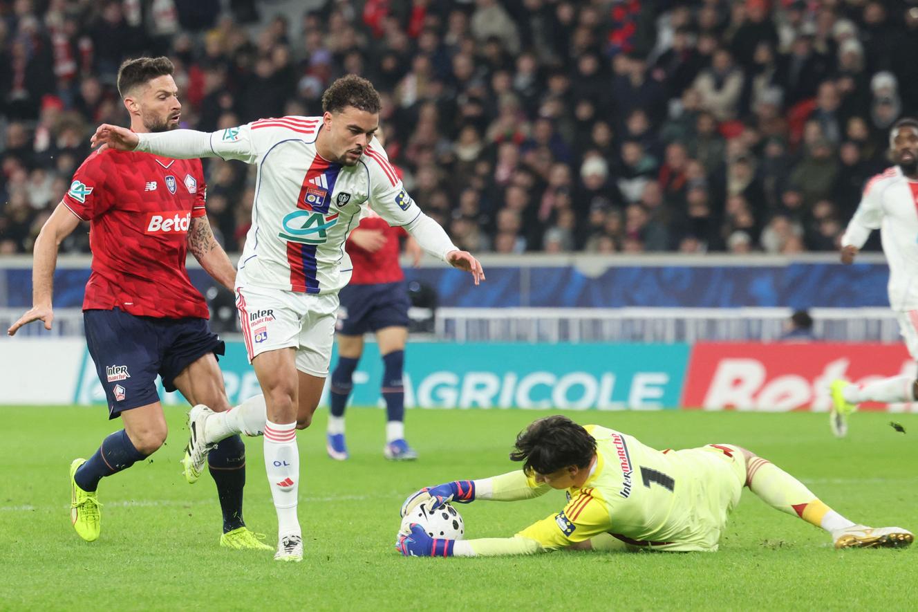 L’OL élimine Lille en Coupe de France et file en huitièmes de finale