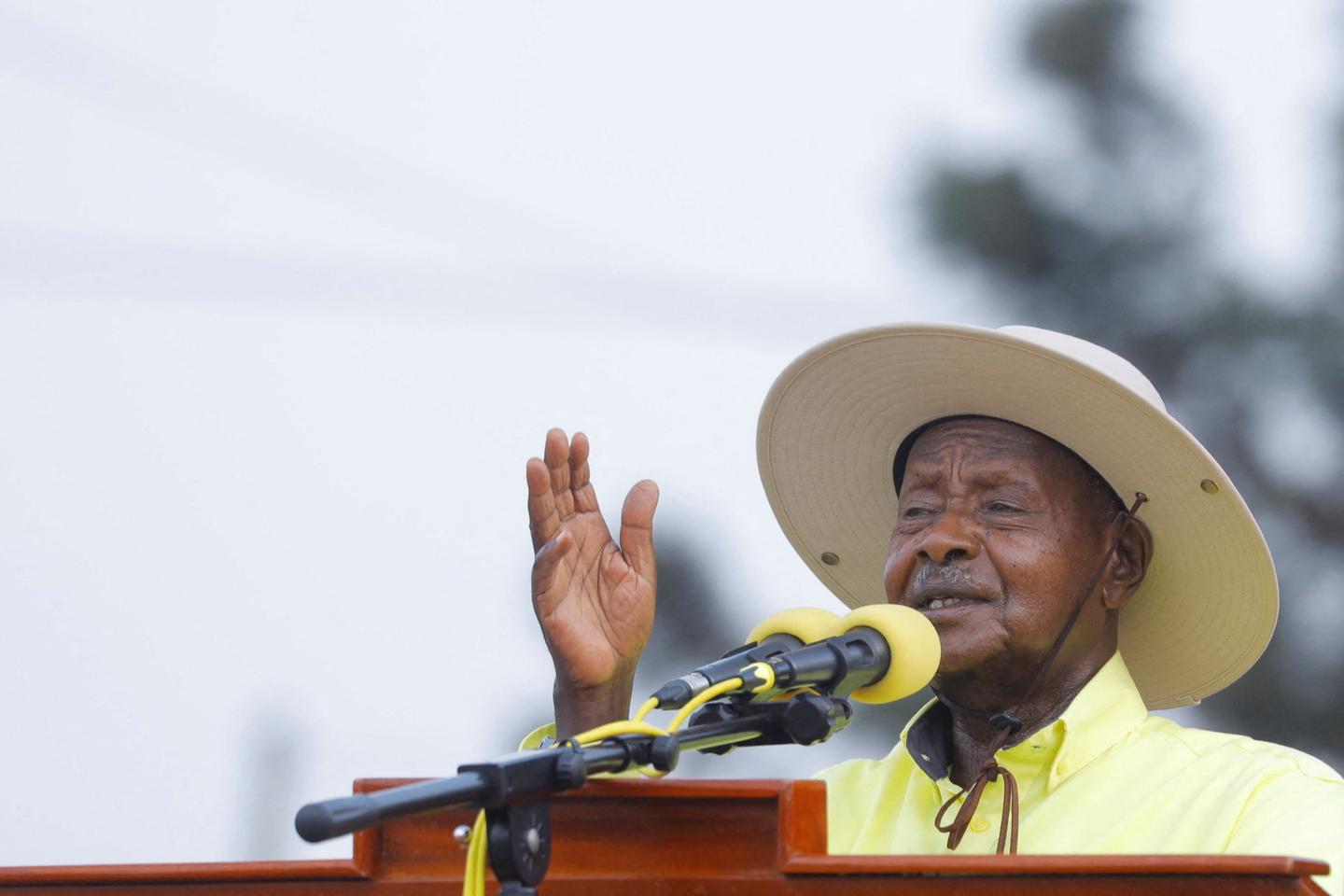 Uganda's veteran guerrilla, Yoweri Museveni, seeks a seventh term