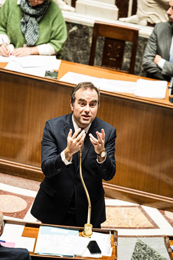 Le premier ministre, Sébastien Lecornu, lors de la séance des questions au gouvernement, à l’Assemblée nationale, à Paris, le 13 janvier 2026.