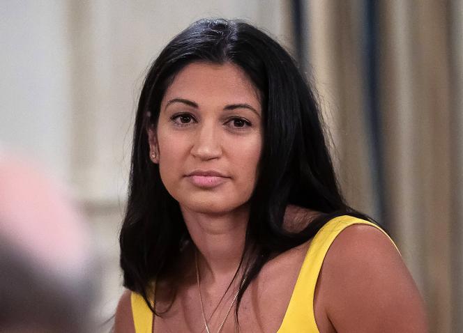 Katie Miller en juillet 2025. 