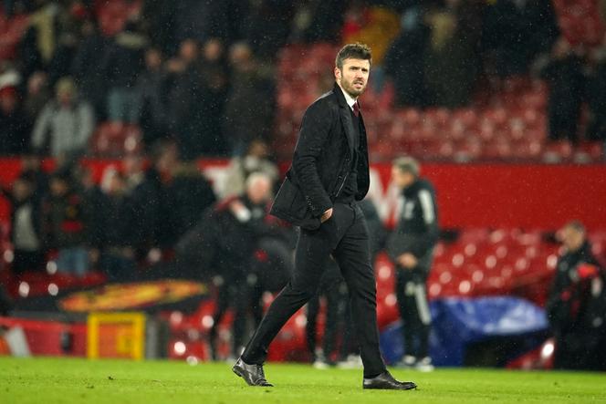Michael Carrick lors d’un match de Premier League entre Manchester United et Arsenal, à Old Trafford, en Angleterre, le 2 décembre 2021.
