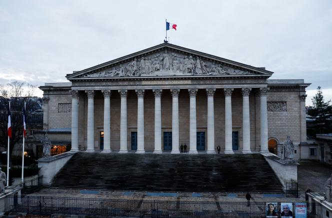 L’Assemblée nationale, à Paris, le 13 janvier 2026.