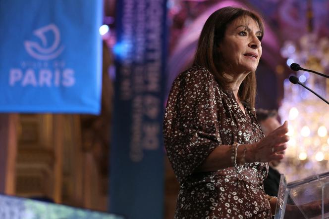 La maire de Paris, Anne Hidalgo, à l’Hôtel de ville de Paris, le 14 janvier 2026. 