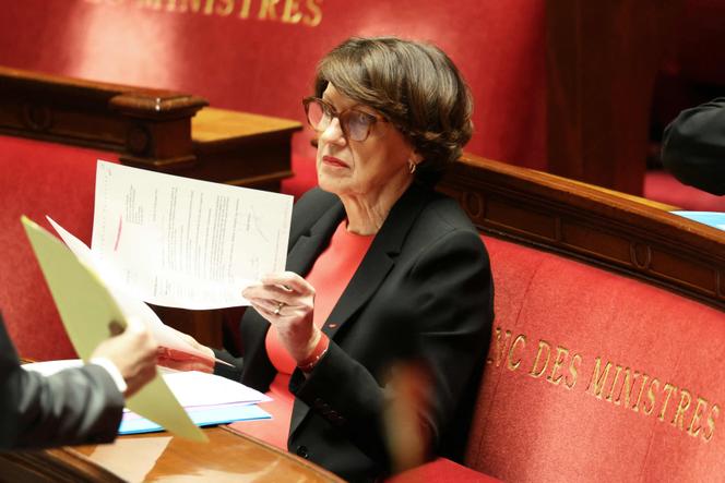 La ministre de l’agriculture, Annie Genevard, à l’Assemblée nationale, à Paris, le 14 janvier 2026.