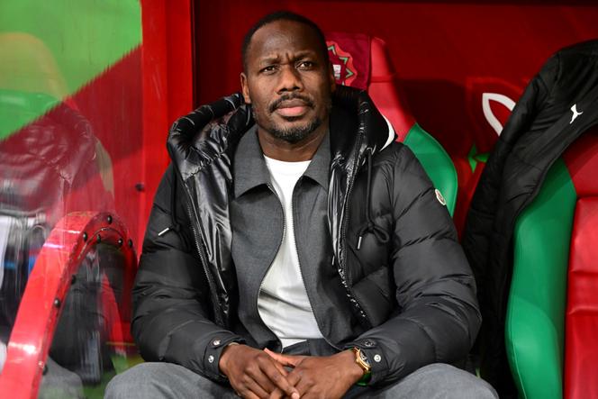 Pape Thiaw durante a semifinal da Copa das Nações Africanas entre Senegal e Egito em Tânger, 14 de janeiro de 2026.