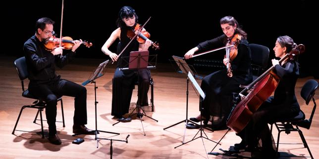 A la Philharmonie de Paris, un tour de « train fantôme » avec le quatuor Tana