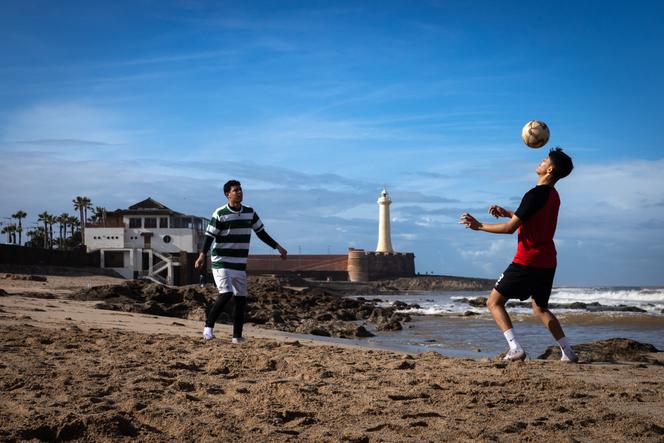 Sur une plage de Rabat, le 29 décembre 2025.