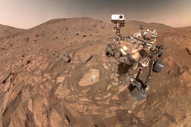 Cette image fournie par la NASA montre un selfie pris par leur rover Perseverance Mars, le 23 juillet 2024. L’image est composée de 62 images individuelles qui ont été assemblées. (NASA via AP, fichier)