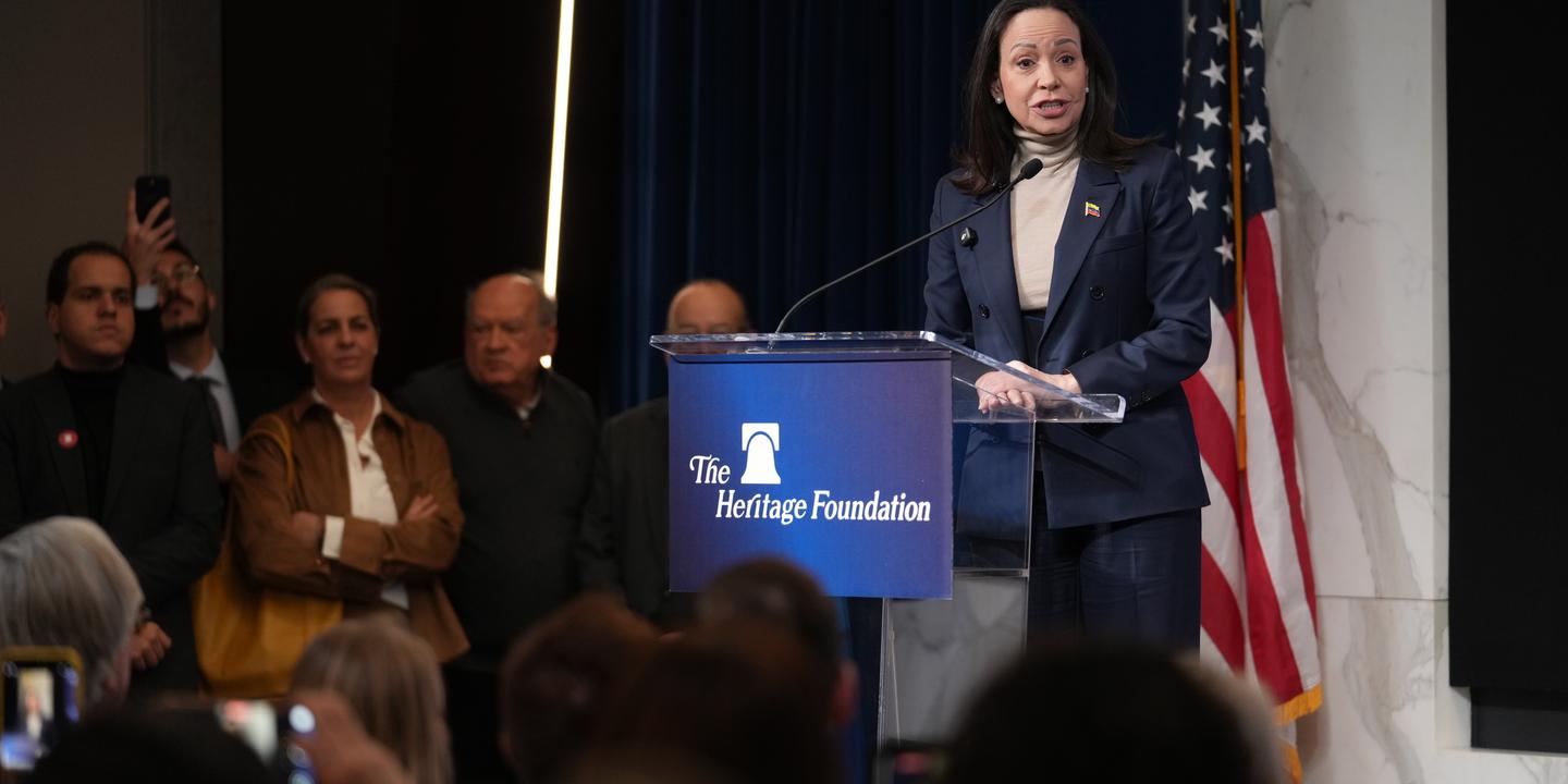 L’opposante Maria Corina Machado assure « que le Venezuela sera libre » avec le soutien de Donald Trump