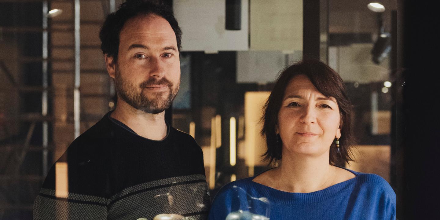 Bastien Dubuis et Emilie Millet, fouilleurs en duo du site extraordinaire de Lavau