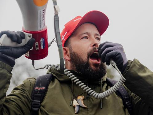 Manifestation en soutien au peuple groenlandais à Copenhague, le 17 janvier 2026.