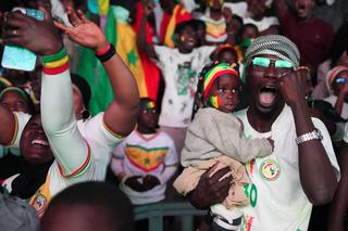 Célébration de la victoire du Sénégal contre le Maroc lors de la finale de la Coupe d’Afrique des Nations, à Dakar, le 18 janvier 2026.