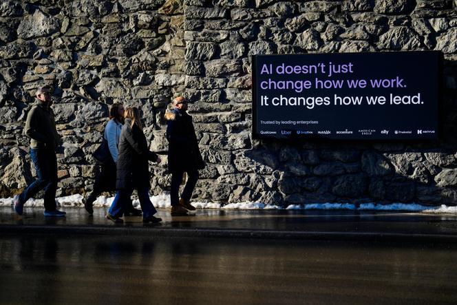 A Davos (Suisse), lors du Forum économique mondial, le&nbsp;18&nbsp;janvier&nbsp;2026. 