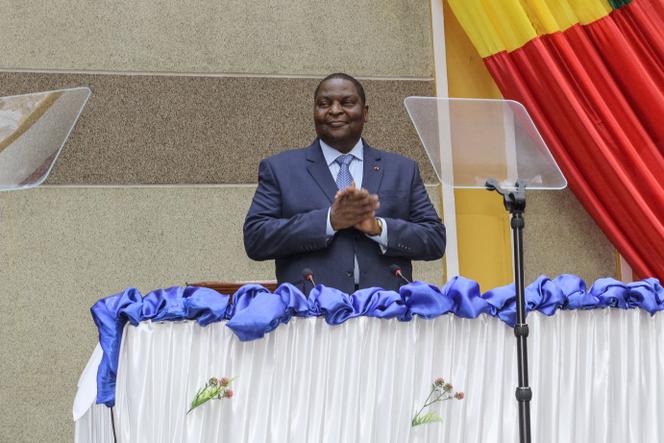 Presidente centro-africano, Faustin-Archange Touadéra, em Bangui, 30 de dezembro de 2025.