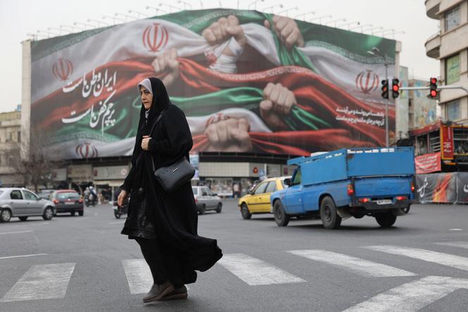 Une rue de Téhéran, en Iran, le 19 janvier 2026.