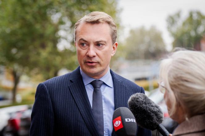Morten Messerschmidt, président Parti populaire danois (Dansk Folkeparti), à Lyngby, Danemark, le 21 octobre 2025.