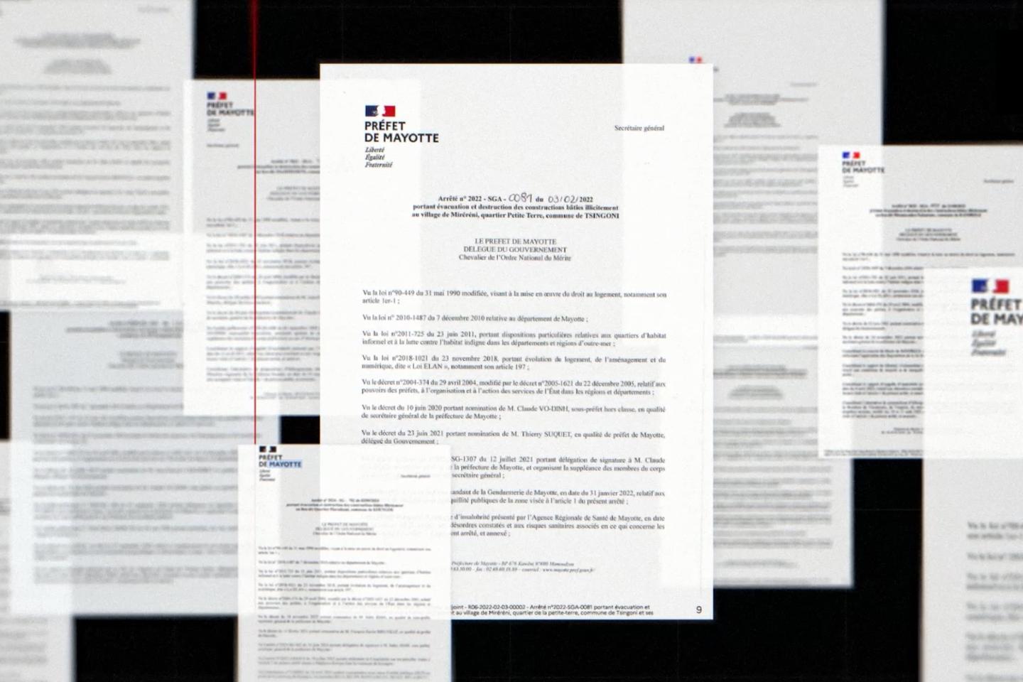 Comment la préfecture de Mayotte a détruit des « cases » sans respecter la loi, jusqu’à la changer