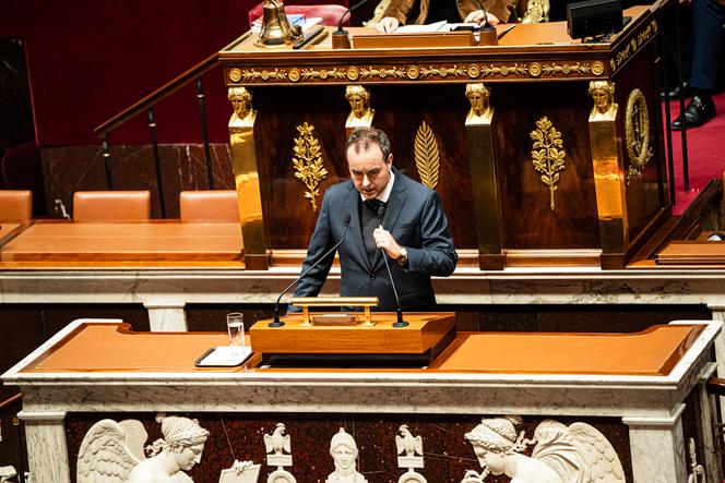 Le premier ministre, Sébastien Lecornu, à la tribune de l’Assemblée nationale, le 20 janvier 2026.