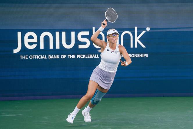 Anna Leigh Waters durant une compétition de Pickleball, au Texas, en novembre 2025. 

