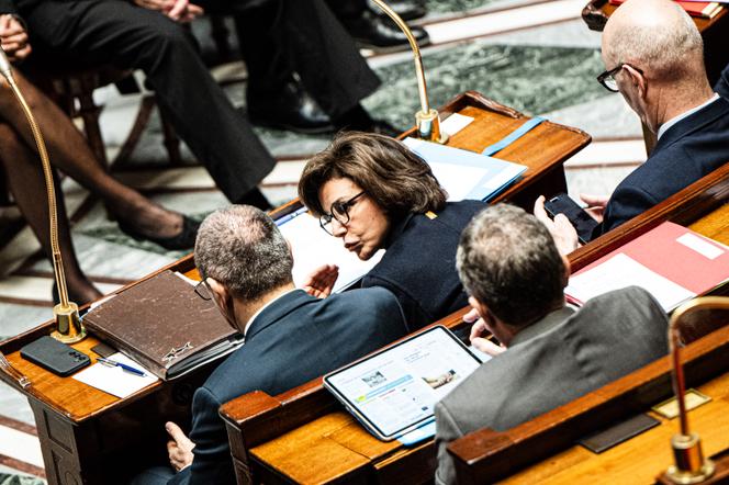 La ministre de la culture, Rachida Dati, et le ministre de l’intérieur, Laurent Nuñez, à l’Assemblée nationale, à Paris, le 20 janvier 2026.
