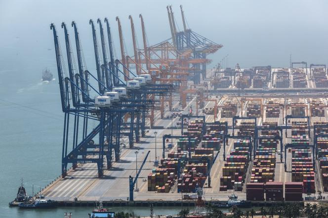 Le terminal international de conteneurs de Haïphong (Vietnam), le 16 avril 2025. 