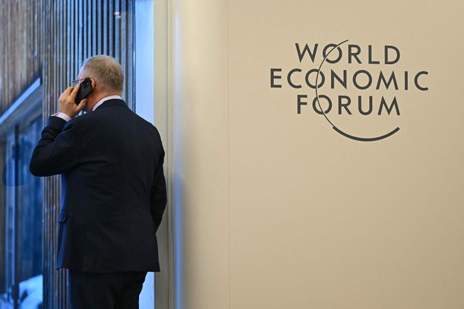 Le directeur général du Forum économique mondial, Alois Zwinggi, à Davos (Suisse), mardi 20 janvier 2026.