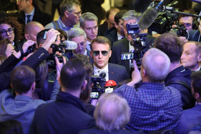 Emmanuel Macron, lors de la réunion annuelle du Forum économique mondial, à Davos (Suisse), le 20 janvier 2026. 
