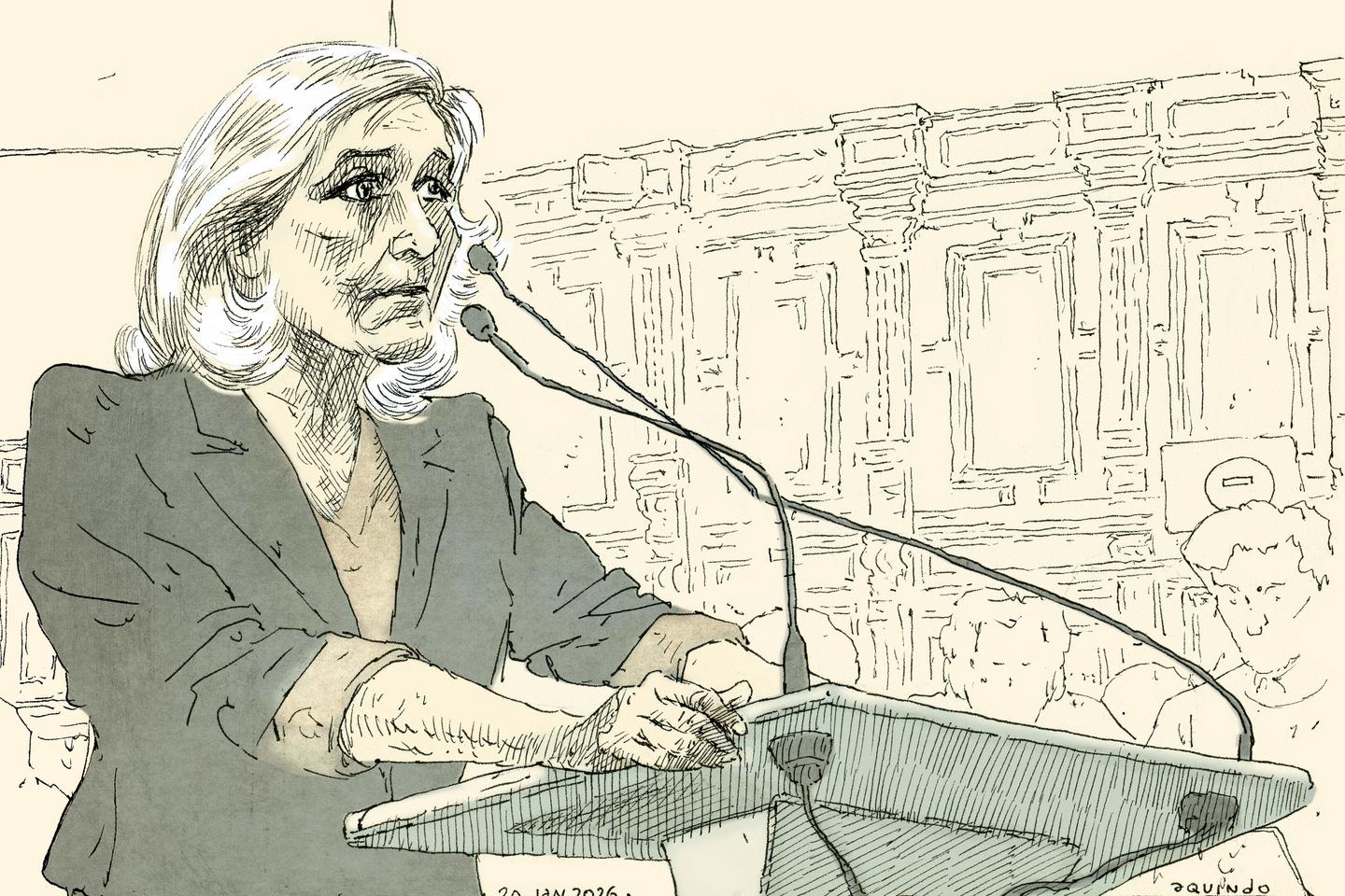 Procès des assistants du FN : Marine Le Pen livre un argumentaire bien rodé, au premier jour de son interrogatoire