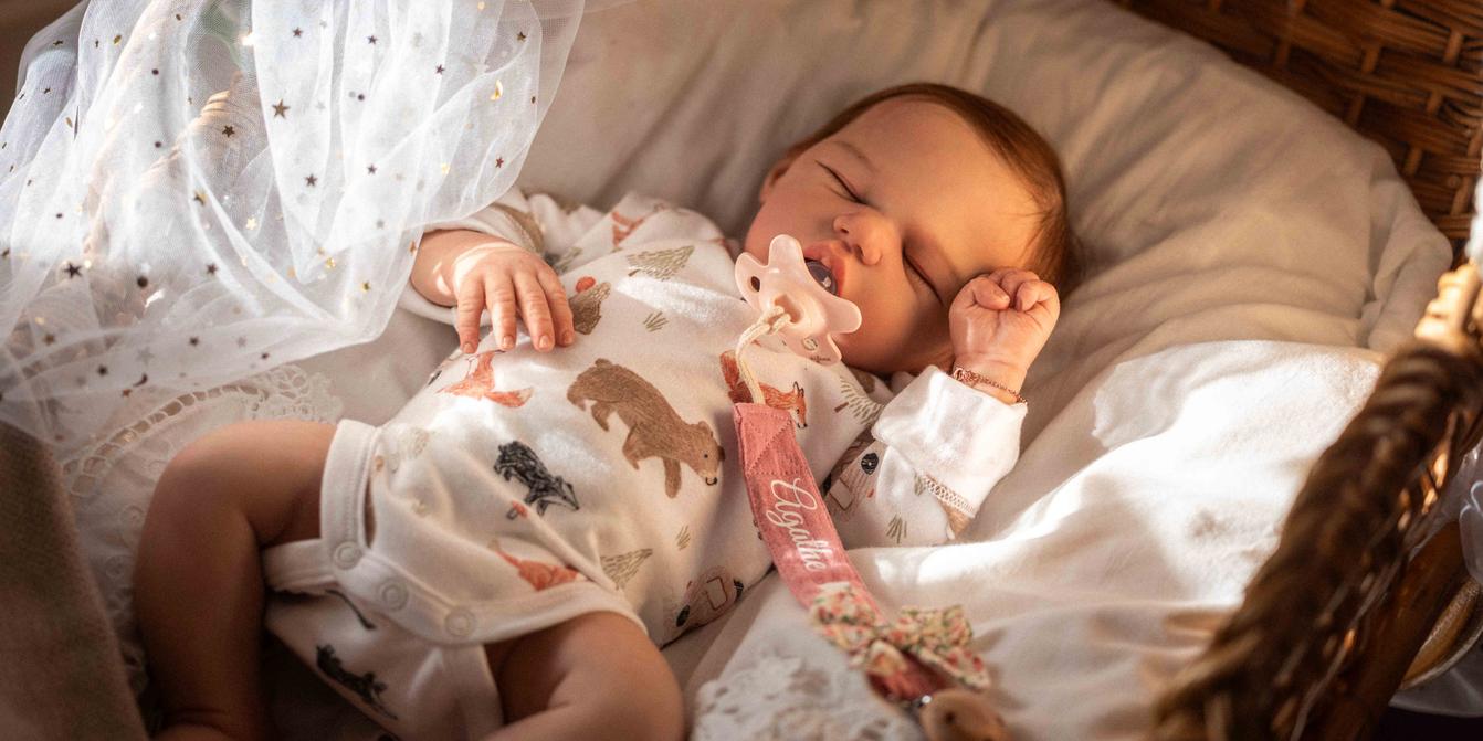 Bébé type Reborn Garçon Très réaliste, 49cm