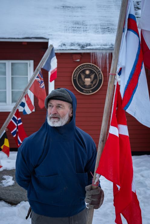  « Je veux protéger notre liberté, nous ne voulons pas être envahis, l’heure est à la résistance. » A Nuuk, le 21 janvier 2026.
