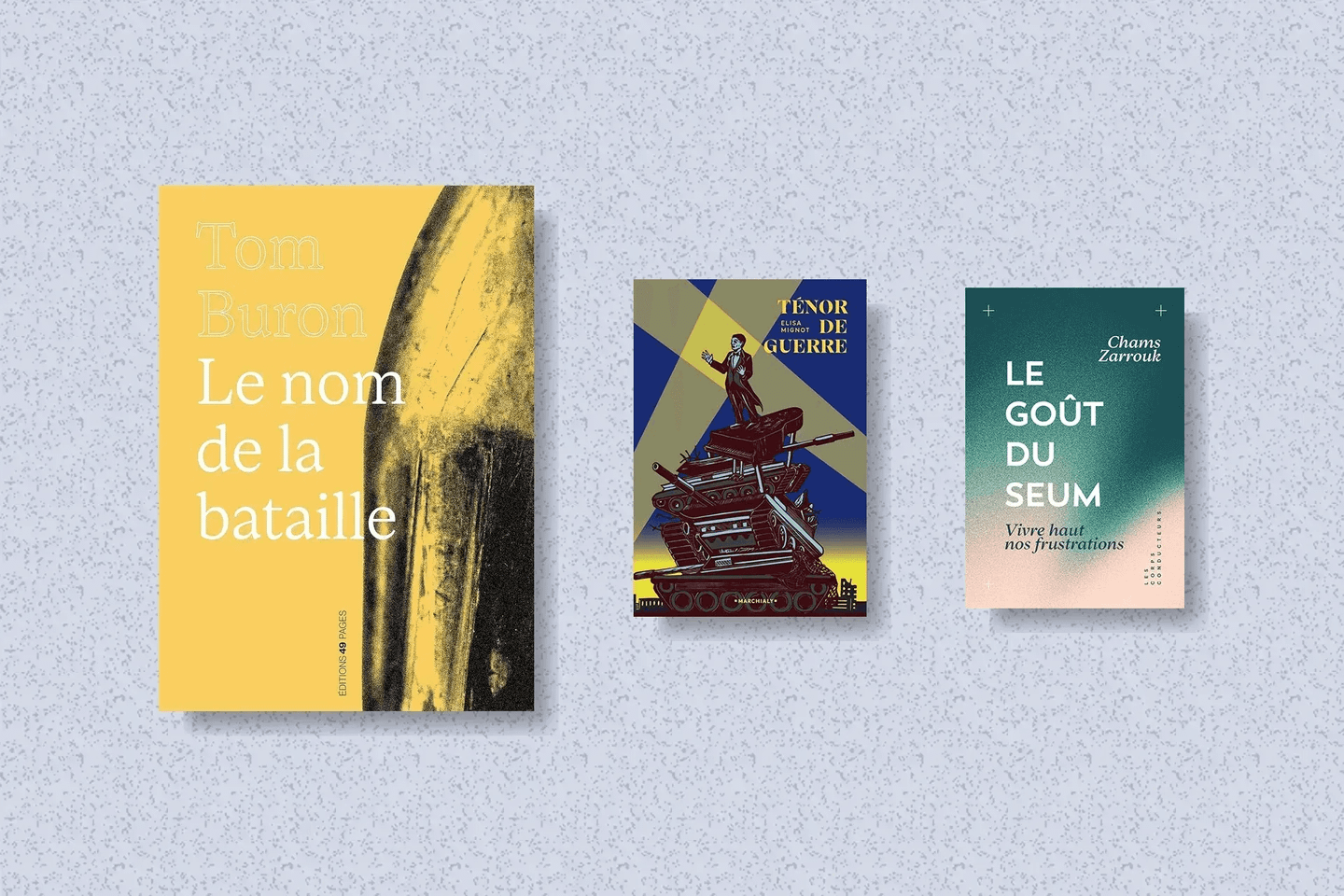 Les brèves critiques de la rentrée littéraire d’hiver : Tom Buron, Elisa Mignot, Chams Zarrouk…