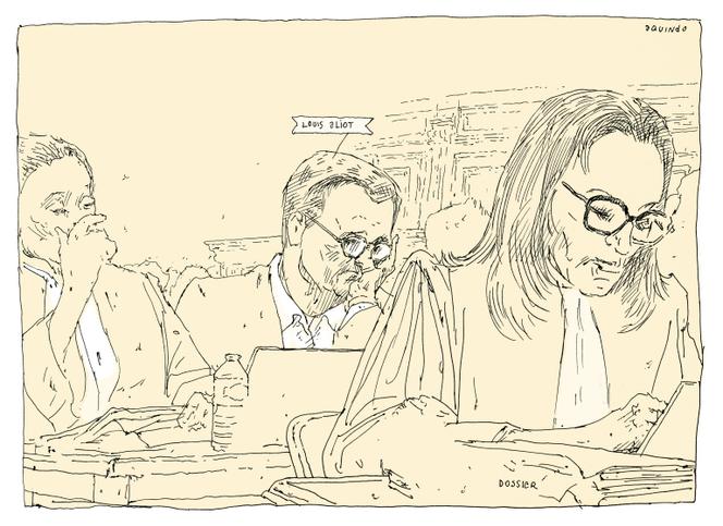 Louis Aliot, maire de Perpignan, lors du procès en appel des assistants parlementaires européens du Front national, à Paris, le 21 janvier 2026.