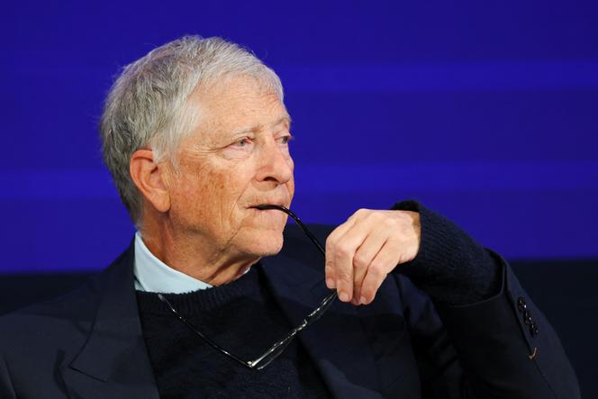 Bill Gates lors du Forum économique mondial de Davos (Suisse), le 21 janvier 2026.