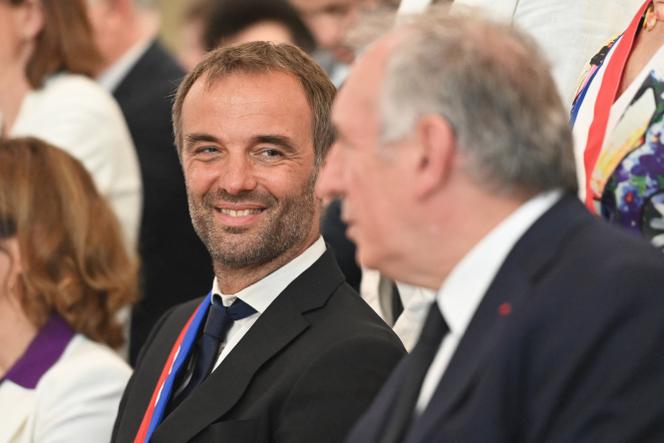 Le maire de Montpellier, Michaël Delafosse, et François Bayrou, à Montpellier, le 6 juin 2025.
