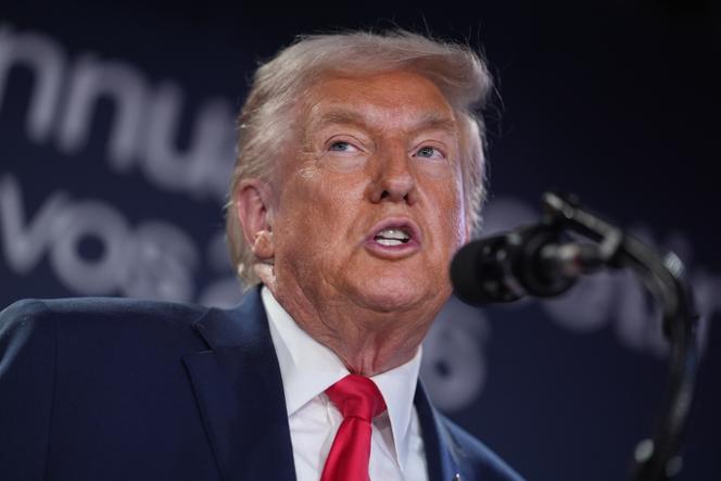 Le président américain, Donald Trump, au Forum économique mondial de Davos, en Suisse, le 21 janvier 2026.