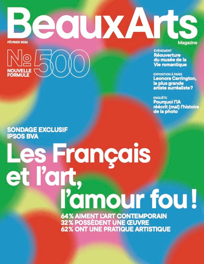 Couverture du 500ᵉ numéro de « Beaux-Arts Magazine ».