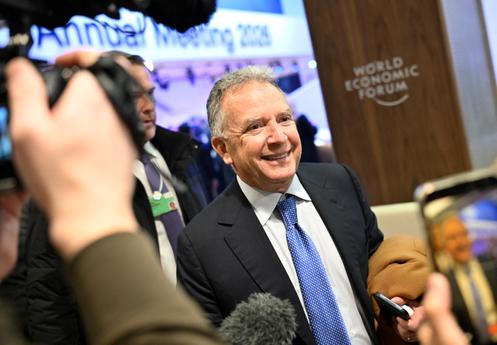 L’envoyé spécial américain Steve Witkoff, au Forum économique mondial, à Davos (Suisse), le 22 janvier 2026.