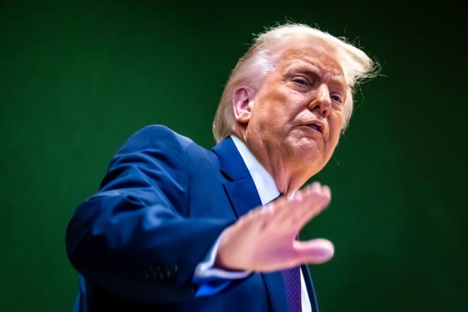 Donald Trump, après l’inauguration du Conseil de la paix, à Davos (Suisse), le 22 janvier 2026.