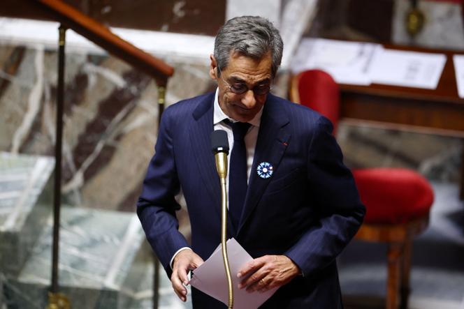 Le ministre du commerce Serge Papin, à l’Assemblée nationale, le 4 novembre 2025. 